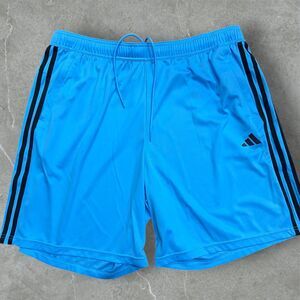 Adidas Basketball Aeroready Carolina Blue Black Athletic Shorts Men's Size 2XL